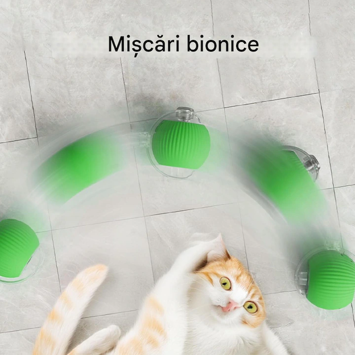 Jucărie Smart Interactivă pentru Pisici, Plastic Durabil, 9 x 10,2 x 5,8 cm